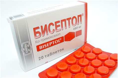 бисептол при лечение на уретропростатит
